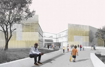 Bild – Außenansicht der Schule 