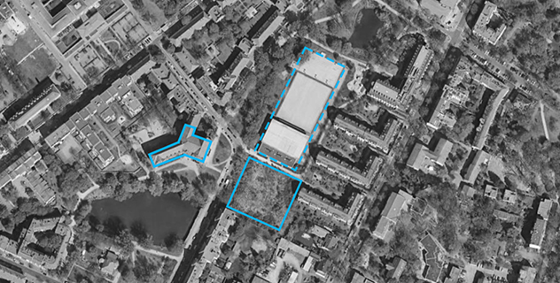 Lageplan des Primo-Levi-Gymnasium