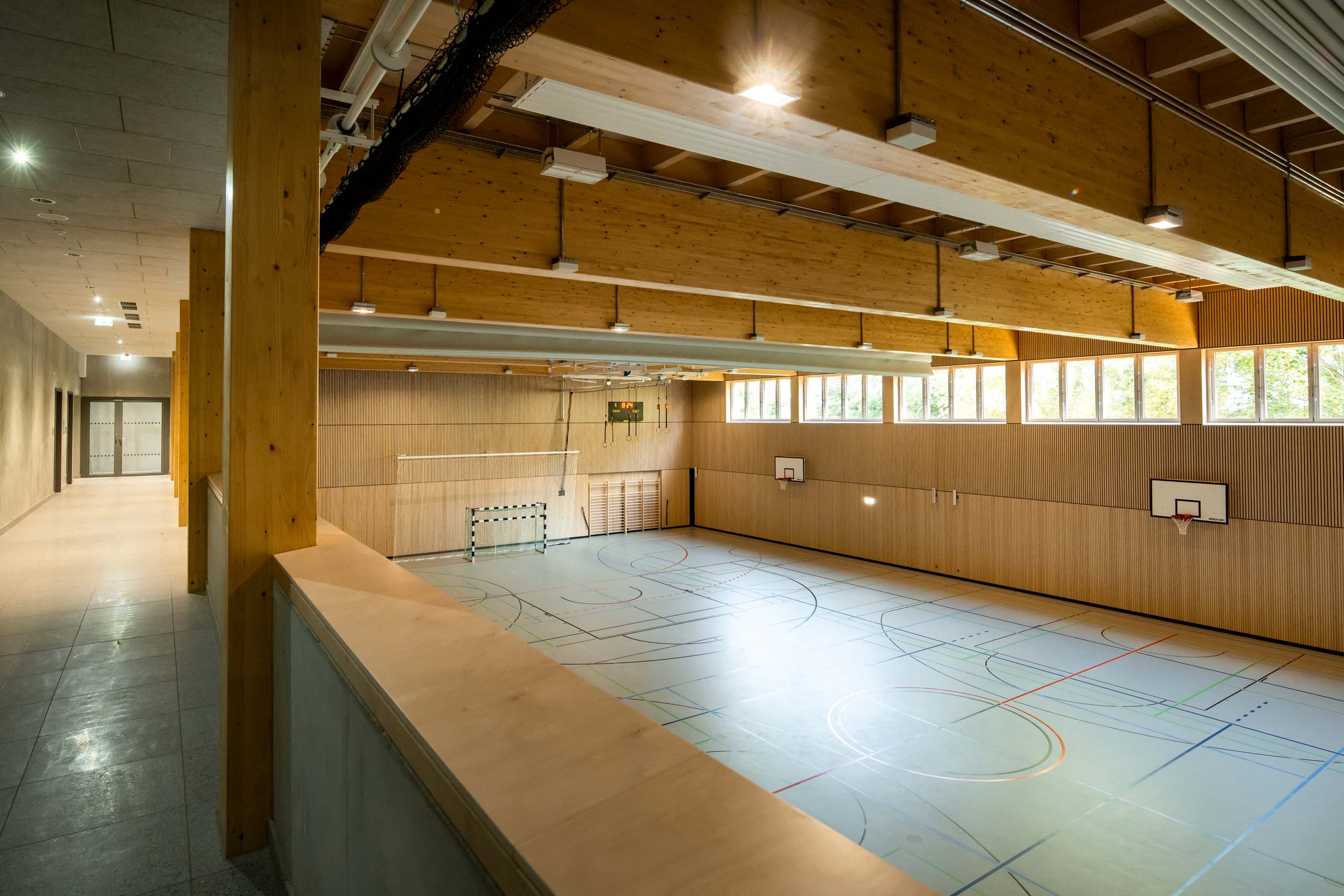 Innenansicht von der Turnhalle