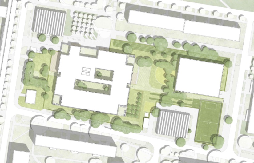 Architekten BKSP Grabau Obermann Ronczka und Partner mbB Lageplan