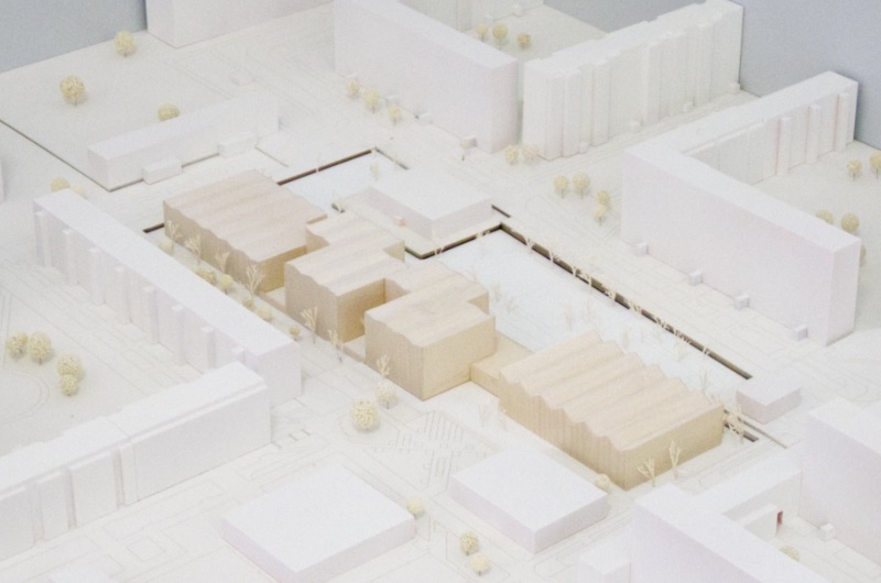 Bild – Staab Architekten GmbH Modell Nordwestansicht
