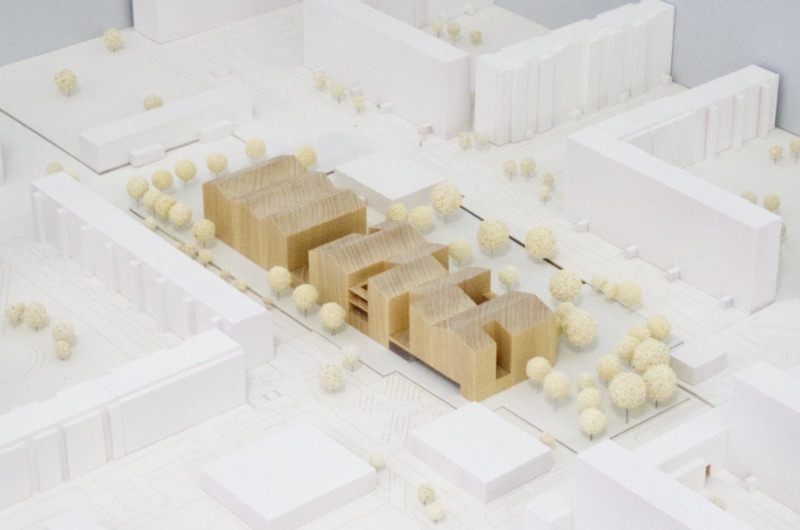 Bild – BHBVT Gesellschaft von Architekten mbH Berlin Modell Nordwestansicht