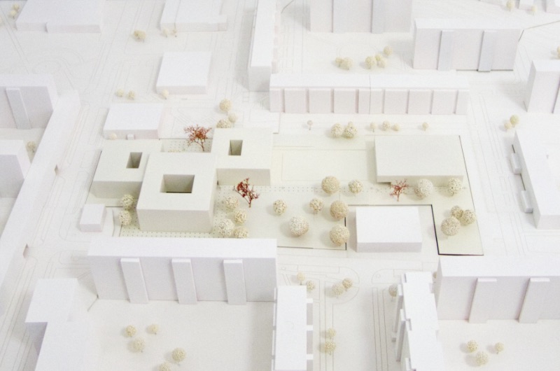 Bild – Bär, Stadelmann, Stöcker Architekten und Stadtplaner Modell Südansicht
