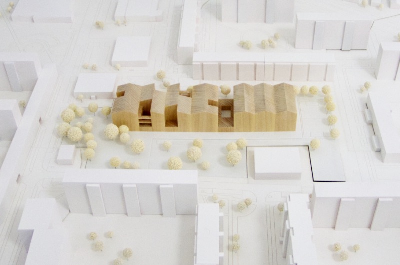 Bild – BHBVT Gesellschaft von Architekten mbH Berlin Modell Südansicht