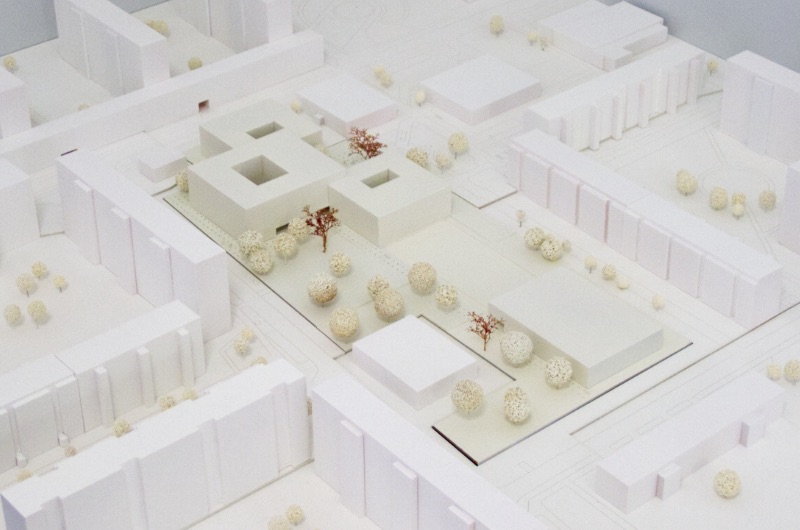 Bild – Bär, Stadelmann, Stöcker Architekten und Stadtplaner Modell Südansicht