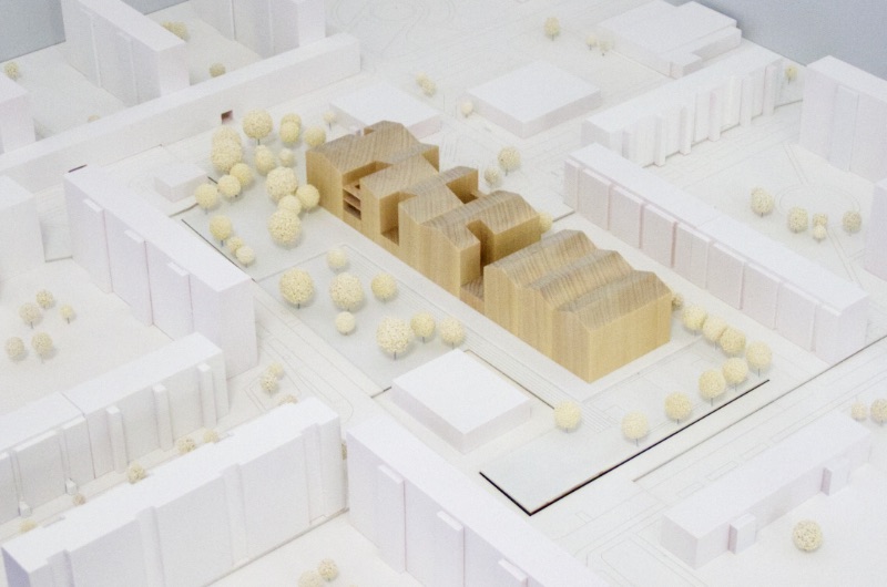Bild – BHBVT Gesellschaft von Architekten mbH Berlin Modell Südostansicht 