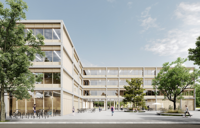 Visualisierung Außen © Baumschlager Architekten