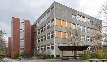 Bild – Ansicht der Carlo Schmid Oberschule in Spandau