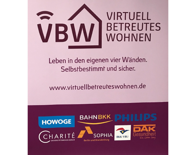 Banner virtuell betreutes Wohnen.