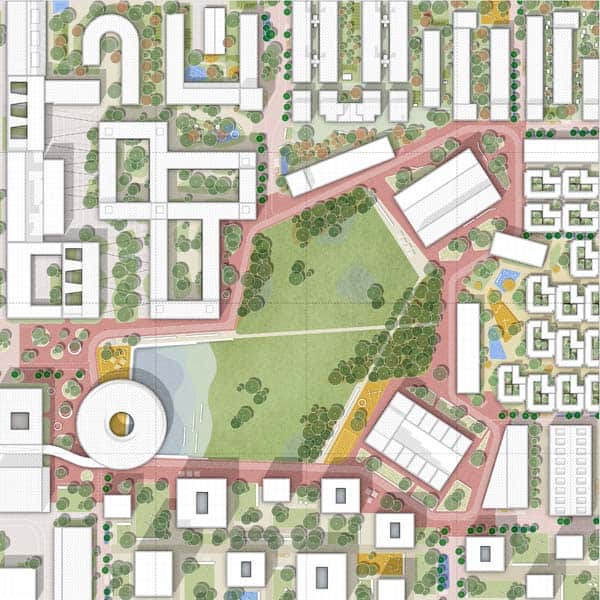 Bild – Lageplan des Bauprojekts