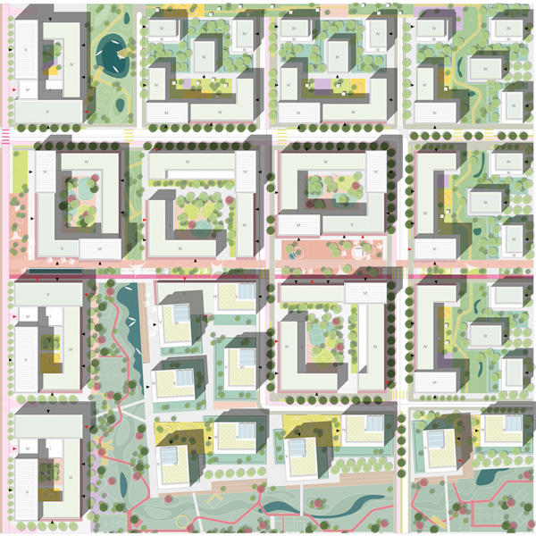 Bild – Lageplan des Bauprojekts